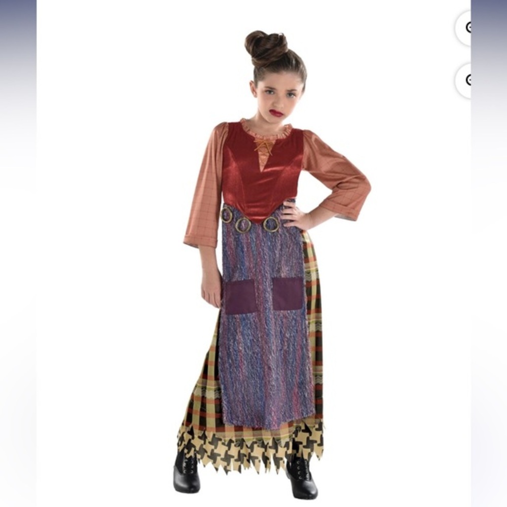 Hocus Pocus Mary Sanderson Kids Halloween Costume -size XL 14-16